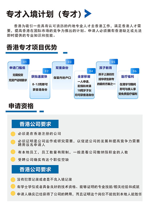 专才入境计划(专才)